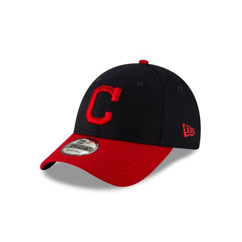 MLB Cleveland Indians The League Home 9Forty Adjustable (QVB4781) - Blue New Era Caps